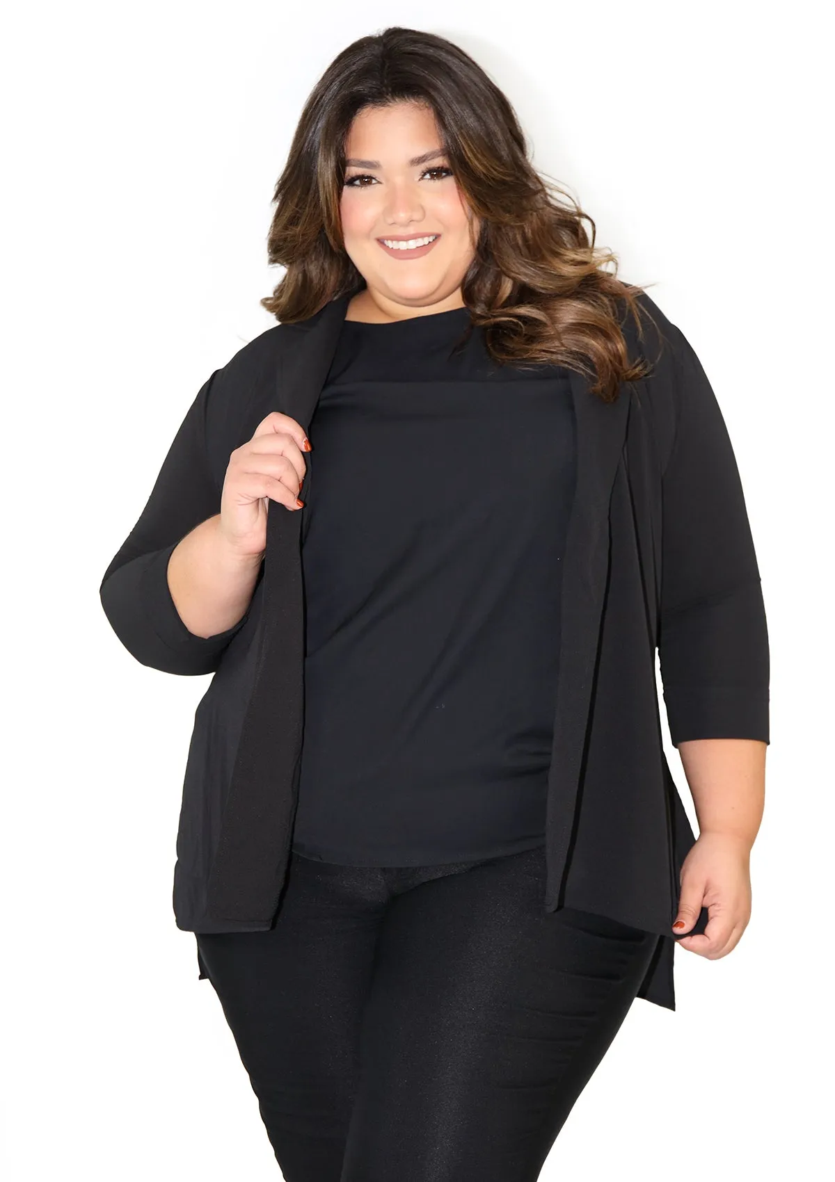 10053 Blazer de Mujer Plus Size