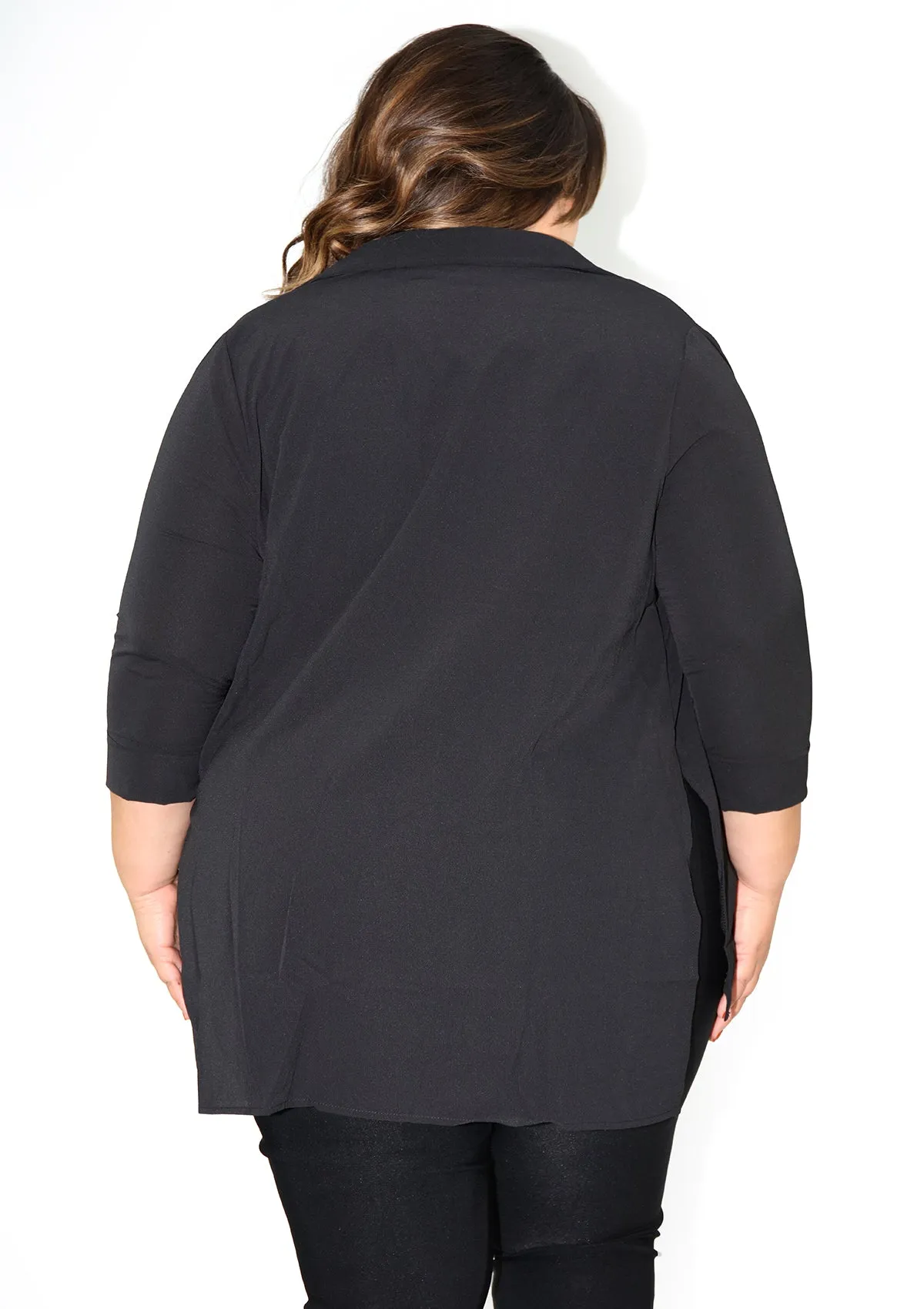 10053 Blazer de Mujer Plus Size