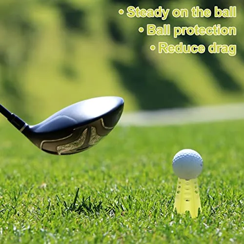 15pcs Golf Mat Tees Plastic Golf Simulator Tees for Winter Turf and Low Golf Simulator Tees,Driving Range Home Training Golf Tees Tools