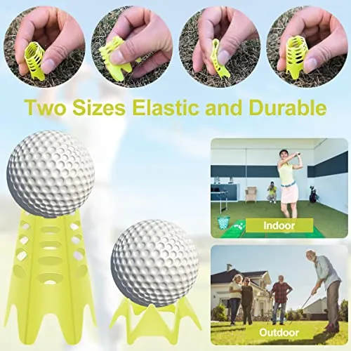 15pcs Golf Mat Tees Plastic Golf Simulator Tees for Winter Turf and Low Golf Simulator Tees,Driving Range Home Training Golf Tees Tools