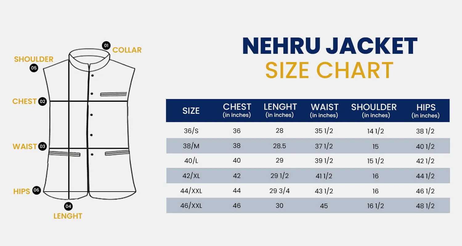 Beige Solid Formal Nehru Jacket