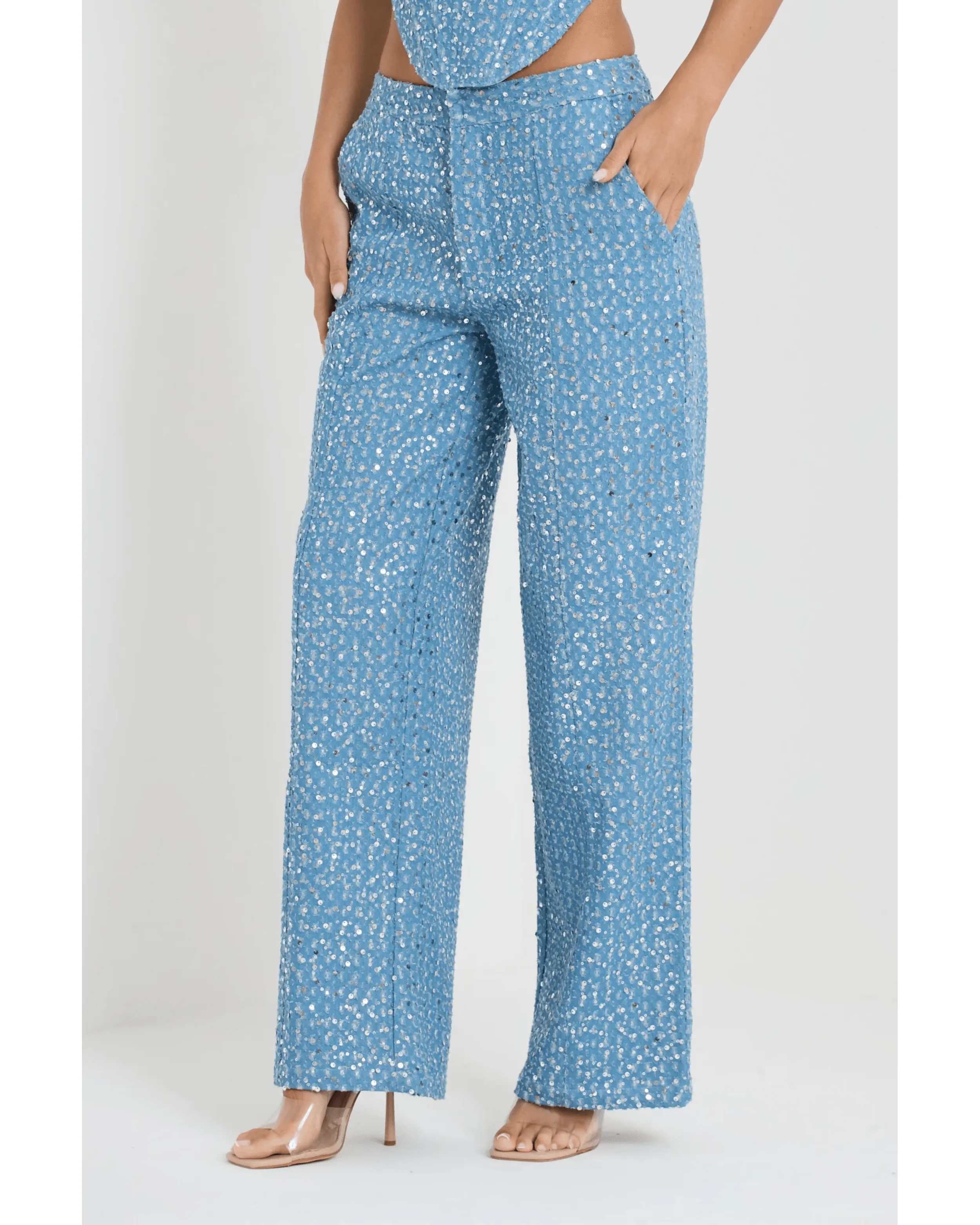 Blue Glaze Maya Co ord Set