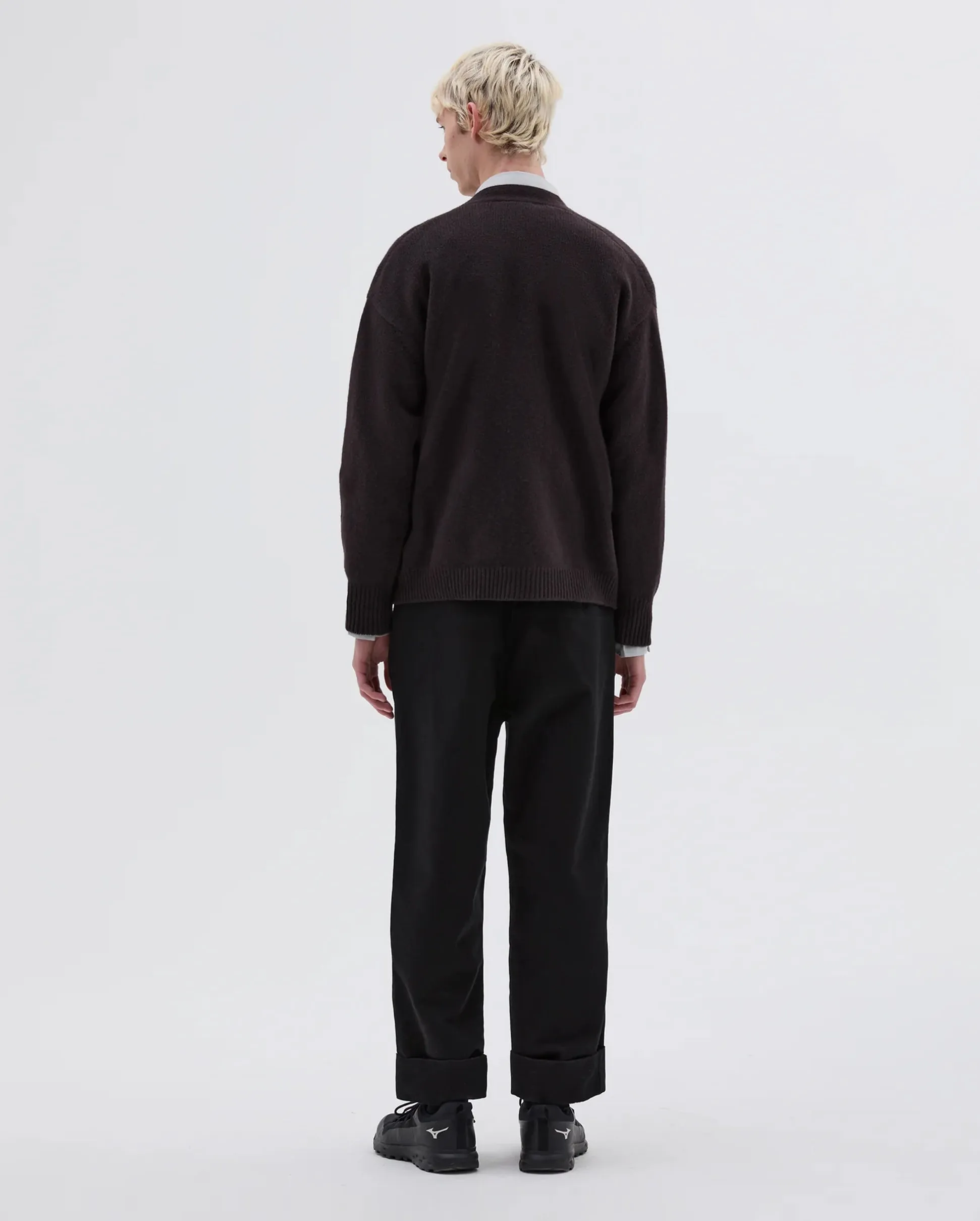 BOXY CARDIGAN GEELONG / EBONY