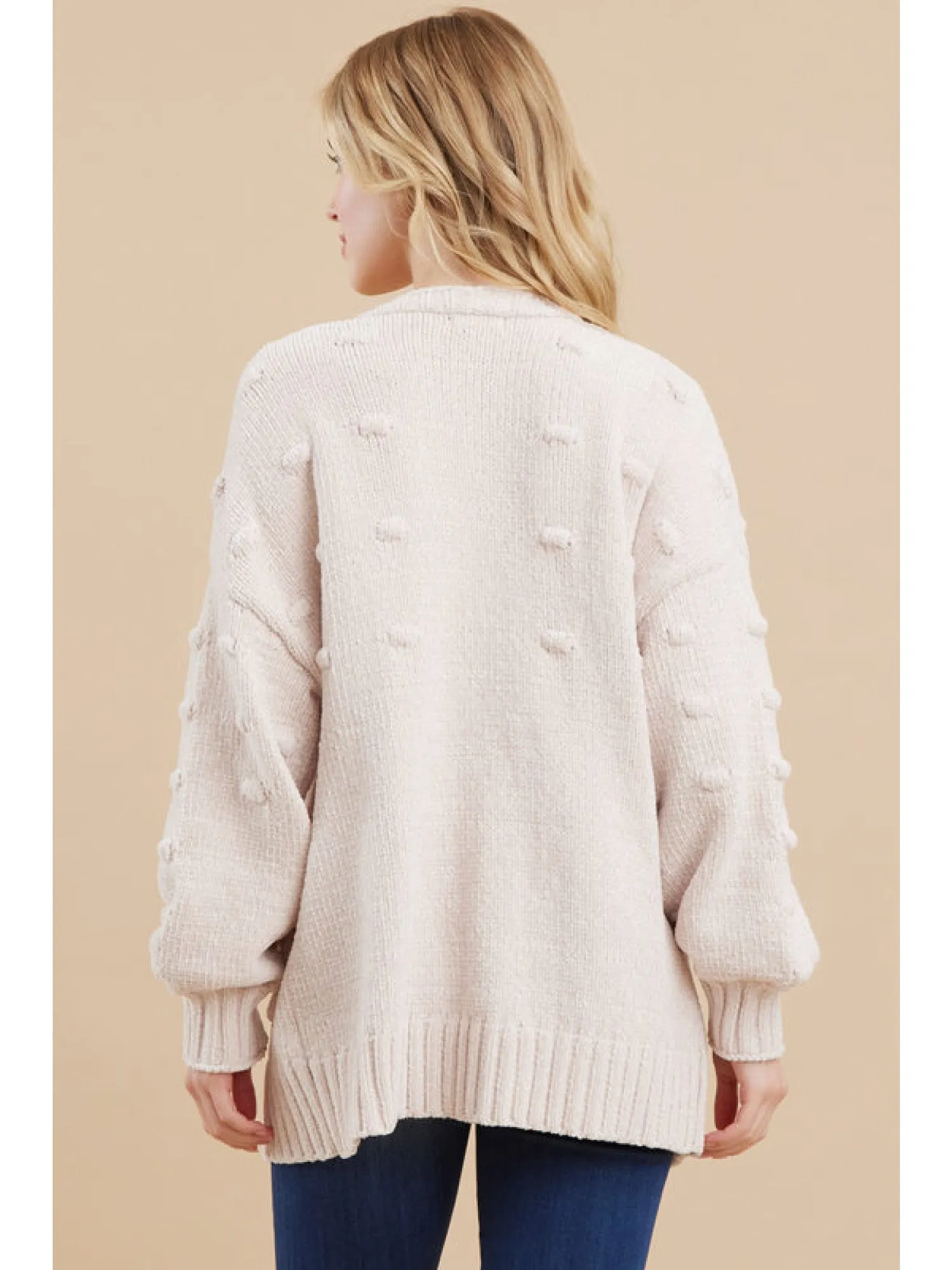 Chenille Pocket Cardigan