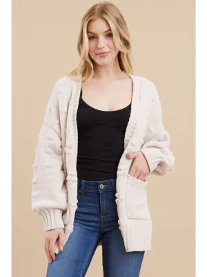 Chenille Pocket Cardigan