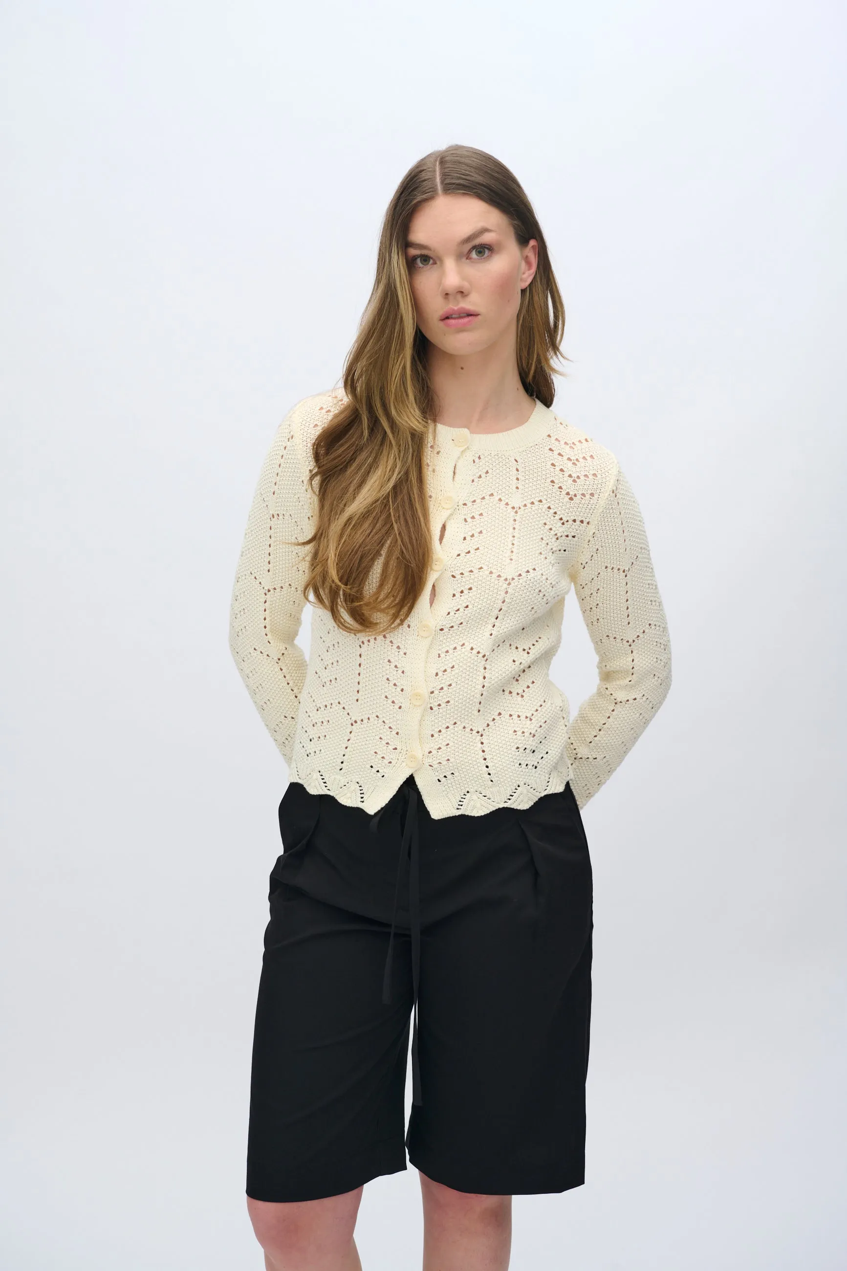 Cosima knit cardigan 4286 - Ivory