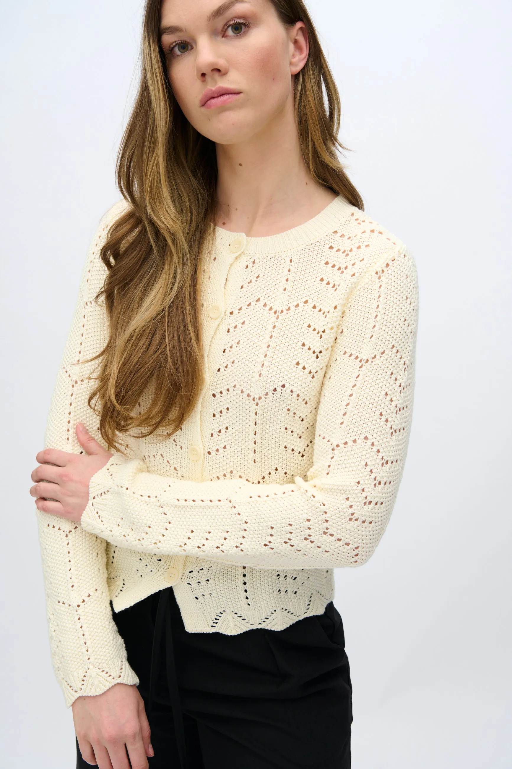Cosima knit cardigan 4286 - Ivory