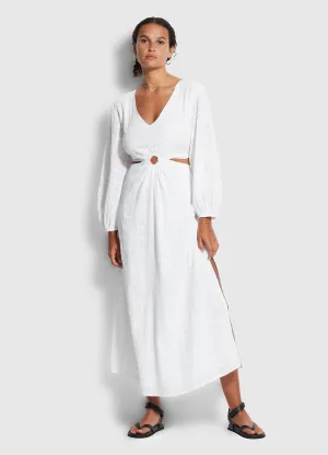 Drifter Cut Out Dress  - White