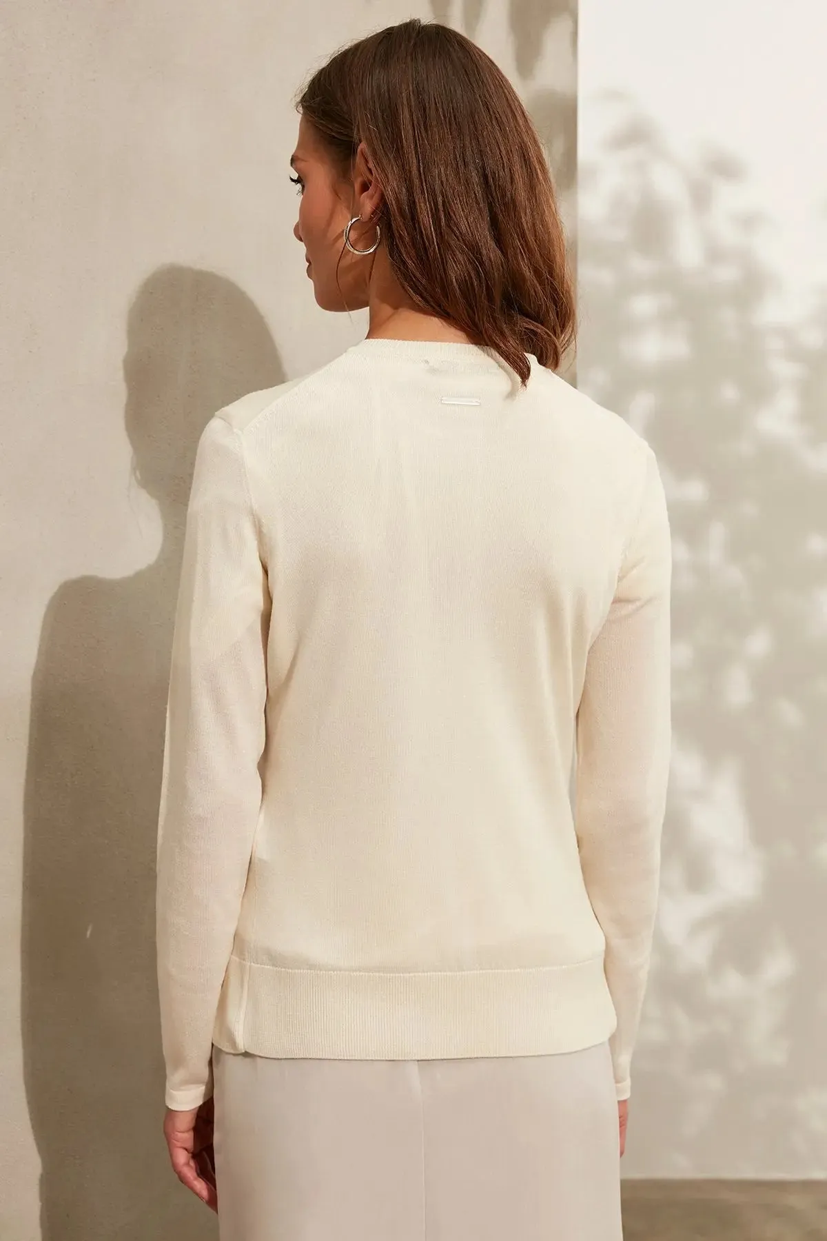 Ecru Cashmere Melinda Women's Cardigan