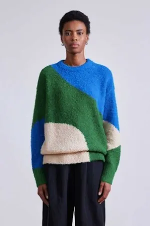 Elle Textured Crew Sweater