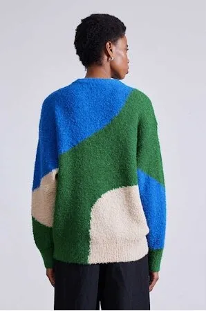 Elle Textured Crew Sweater