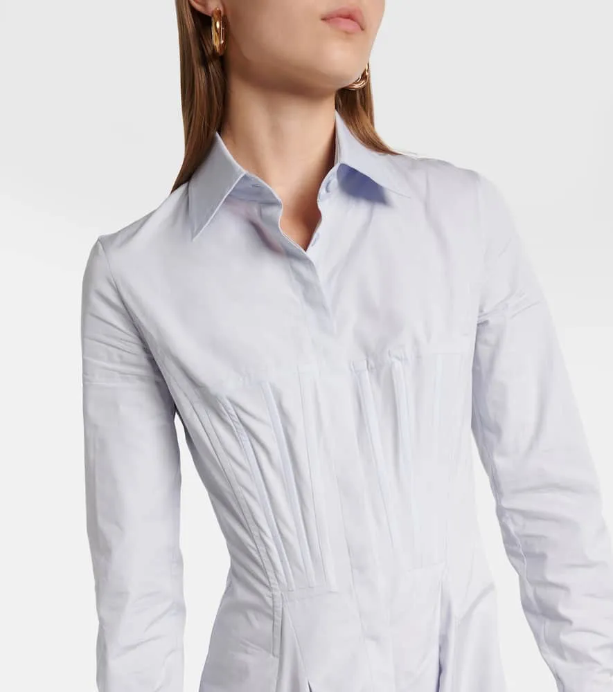 Gabriela Hearst Eugene cotton shirt dress