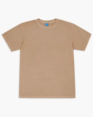 Good On S/S Crew Tee - Pigment Dyed Latte