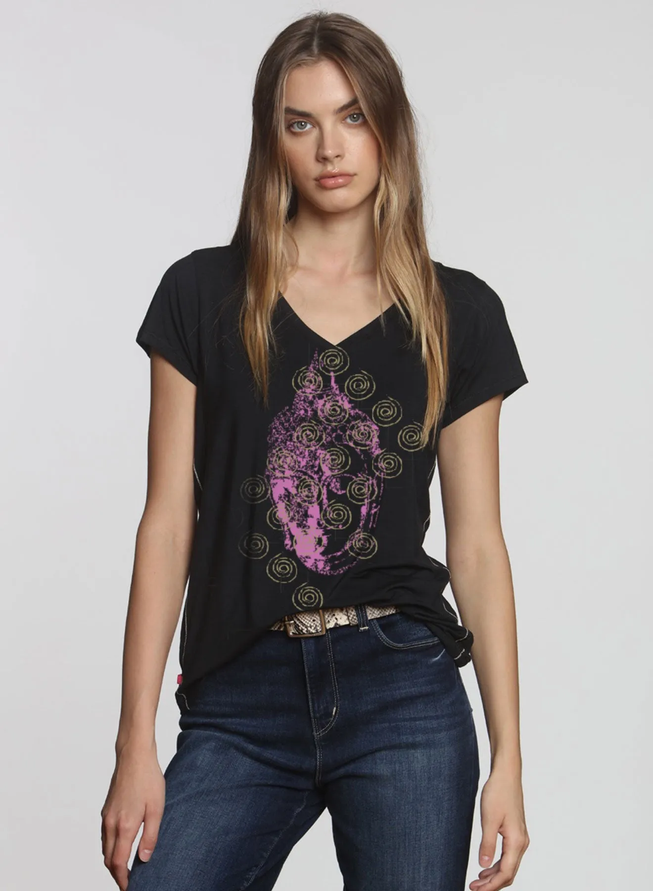 Graphic Harper Vee - Black Buddha Swirl