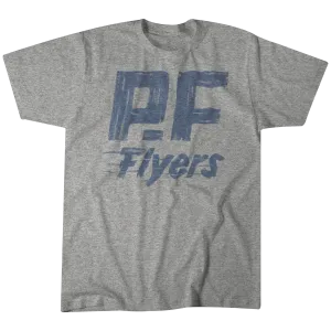 Grey Painted Logo Tee