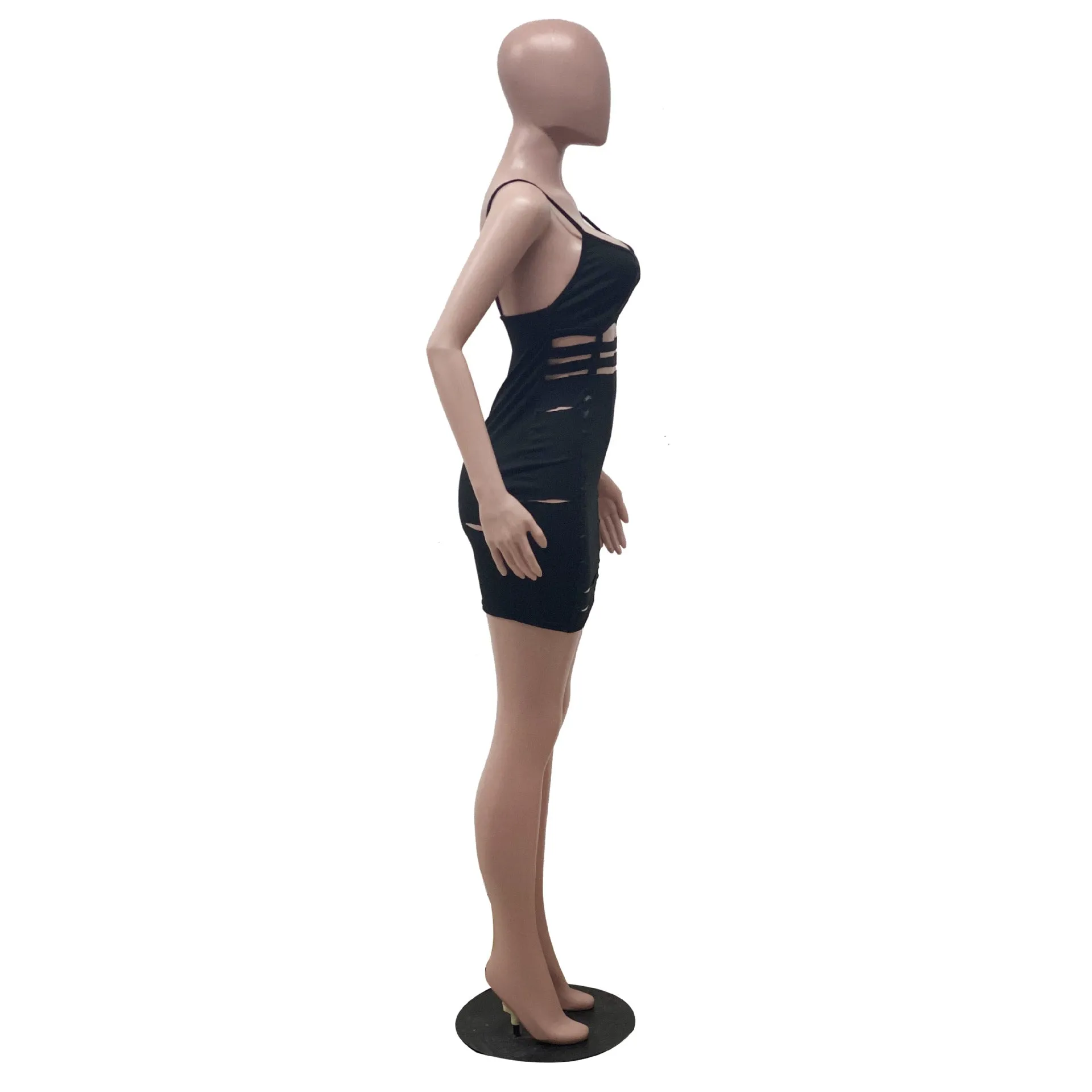 Hollow Out Sleeveless Dress