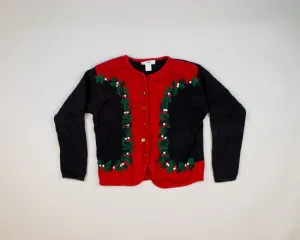 Holly Berry Leaves-Small Christmas Sweater