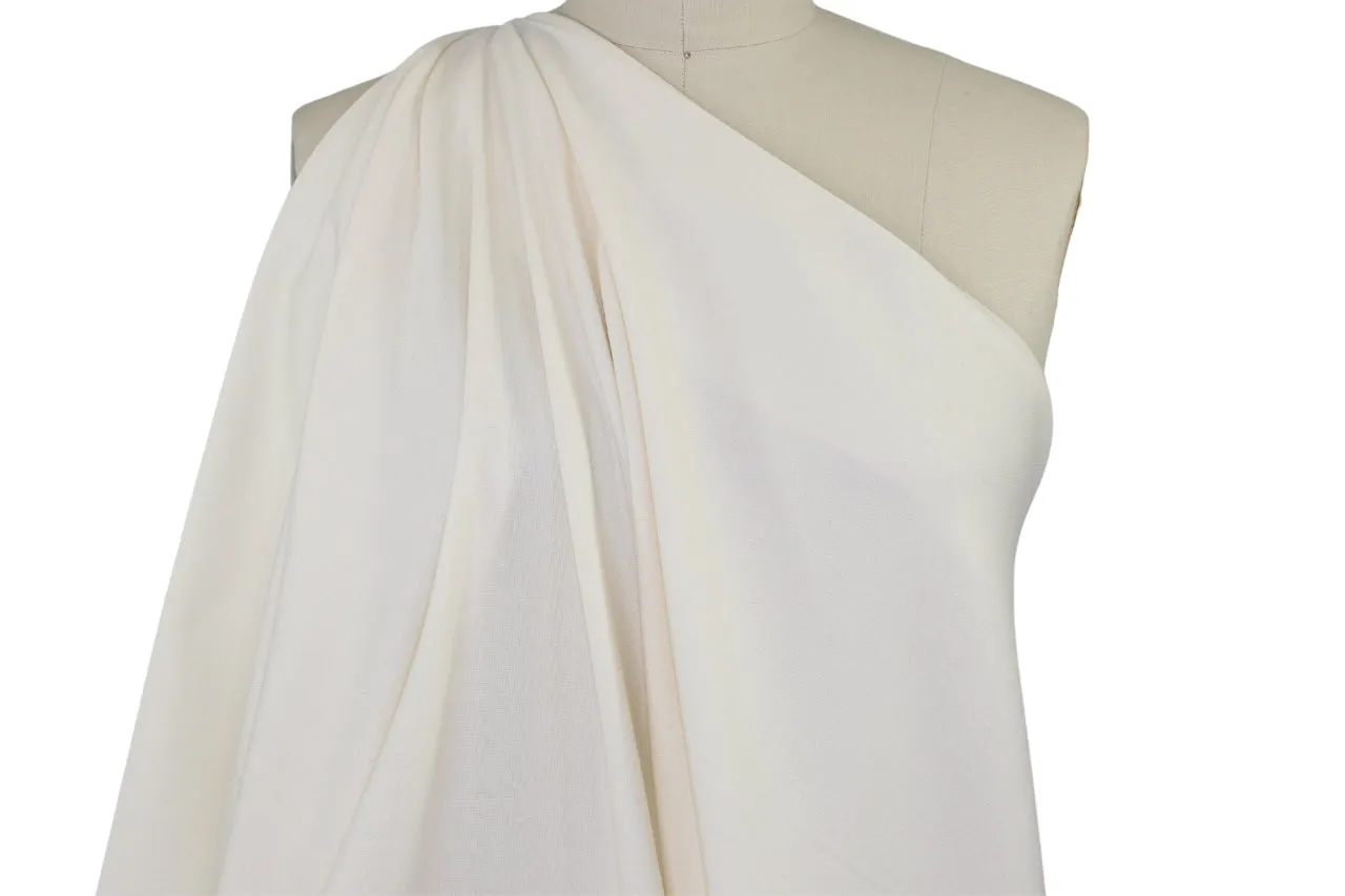 Italian Tropical Wool Broadcloth - Ivory