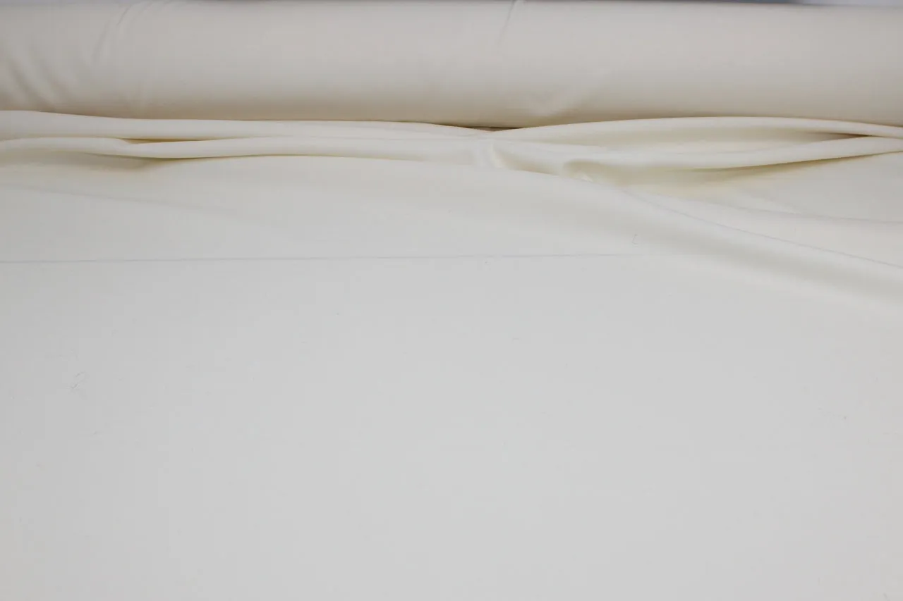 Italian Tropical Wool Broadcloth - Ivory