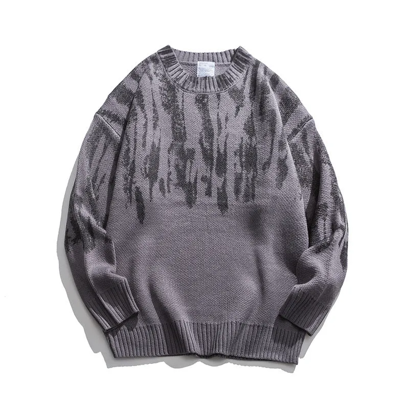 Japanese Retro Outerwear Sweaters Couples Loose Sweaters For Men And Women