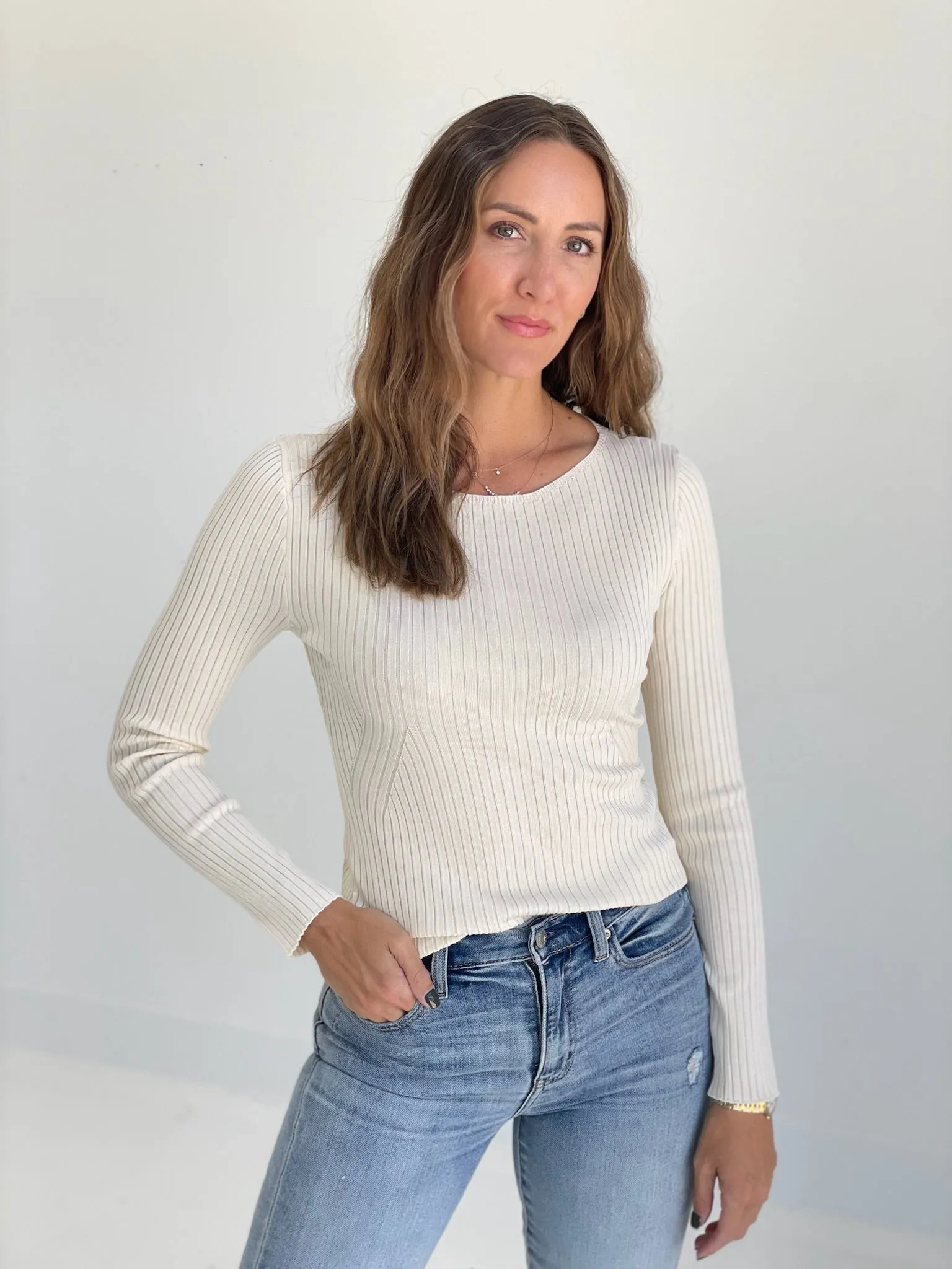 Keep It Simple Top - Cream