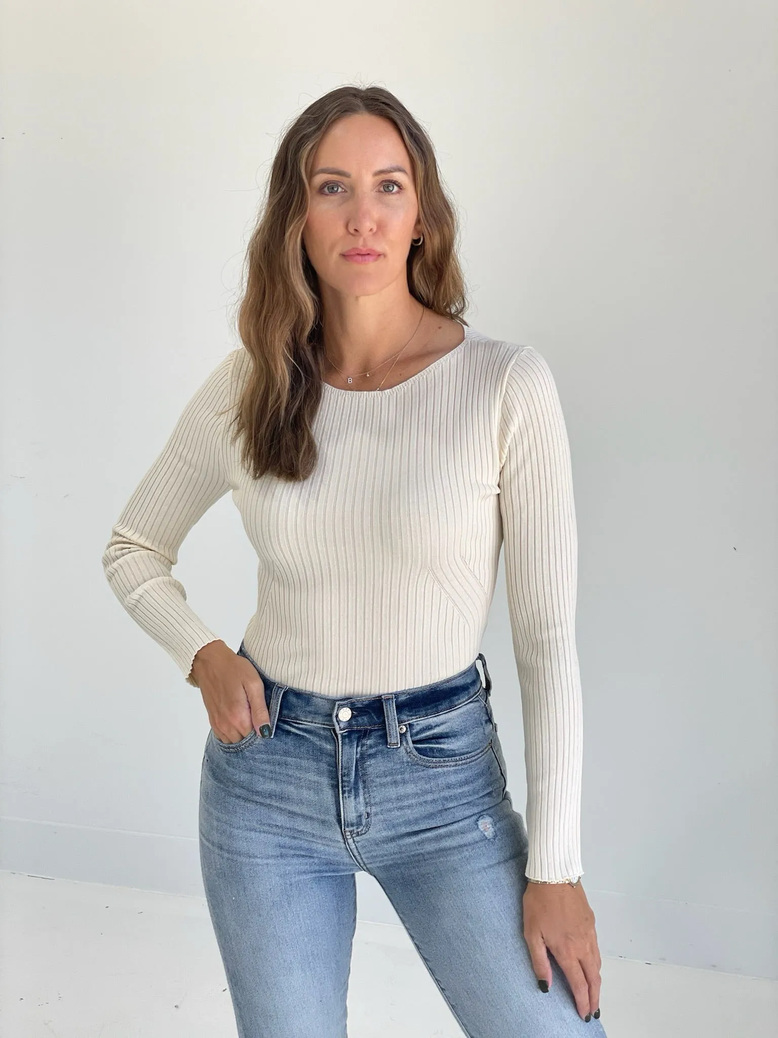Keep It Simple Top - Cream