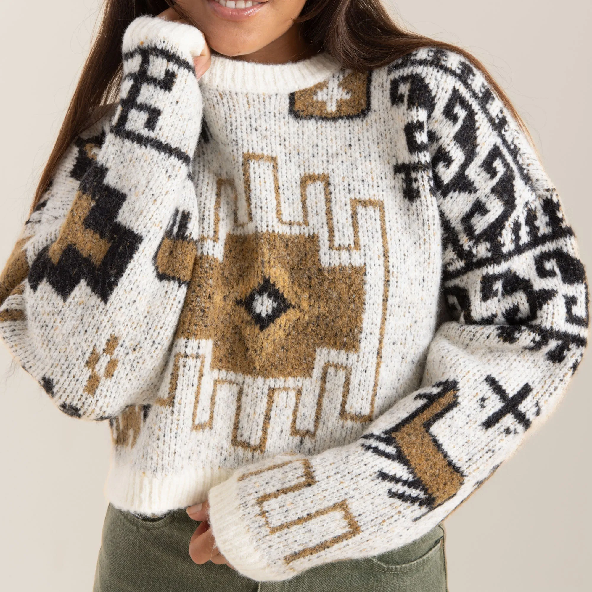 Kos Sweater - White Wolf