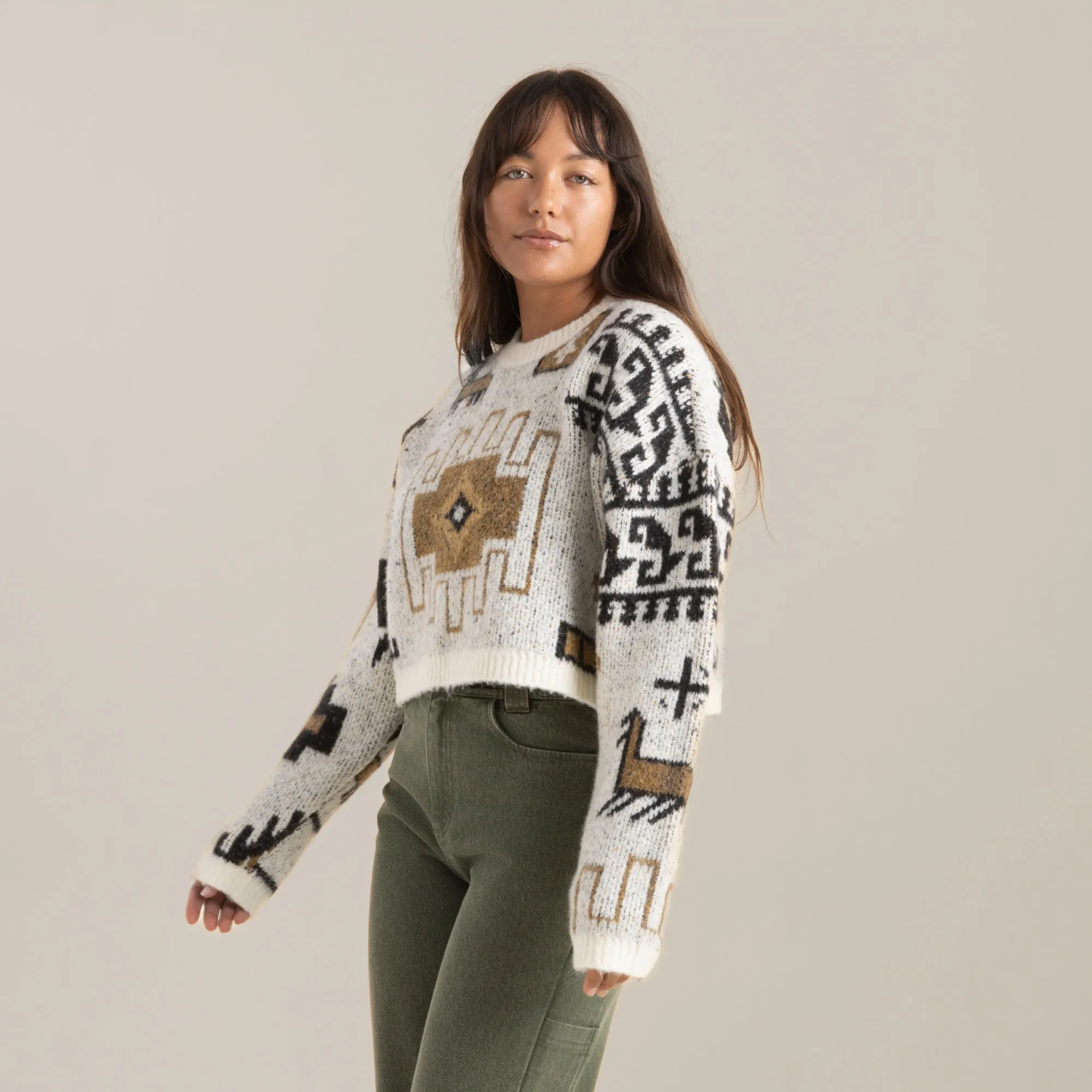 Kos Sweater - White Wolf