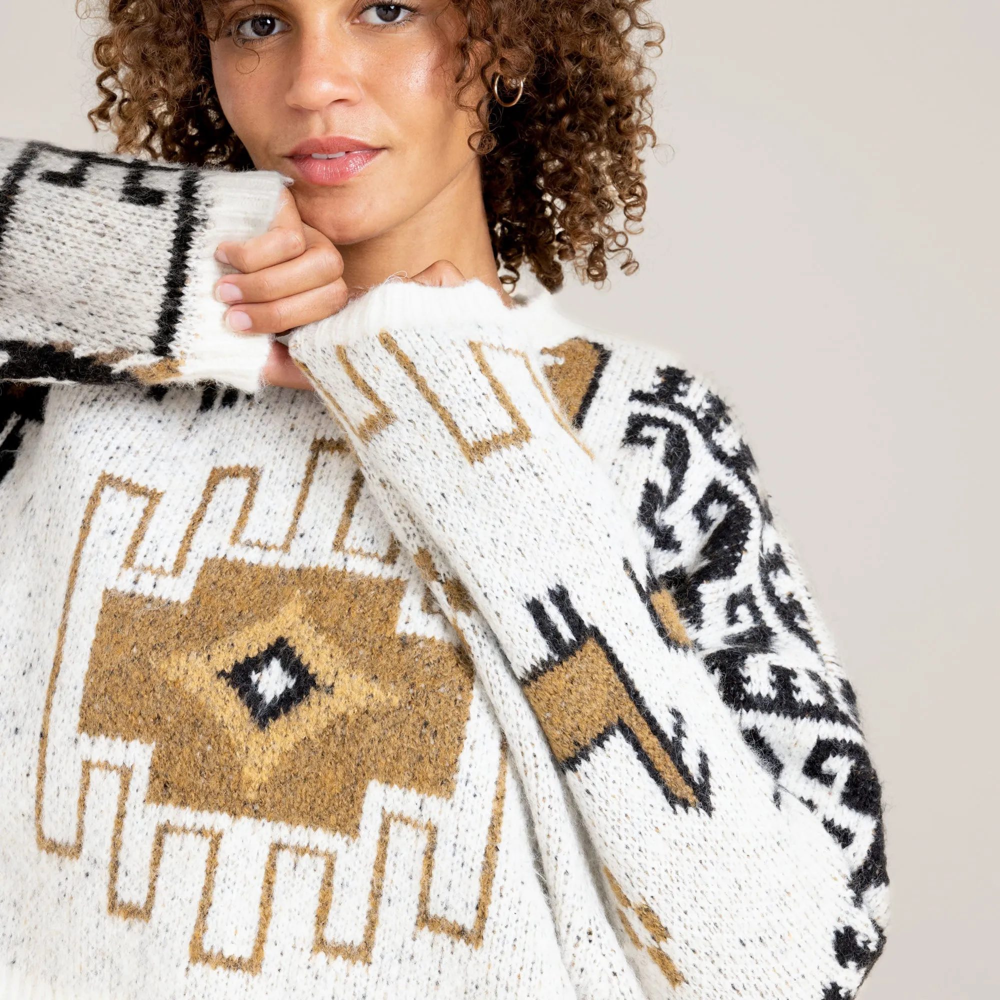 Kos Sweater - White Wolf