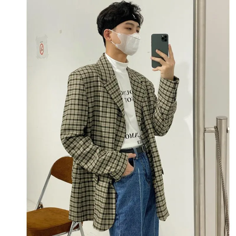 Latest New Style Men Suit Tailor Made High Quality Blazer Plaid Jacket Wedding Formal Prom Tailored