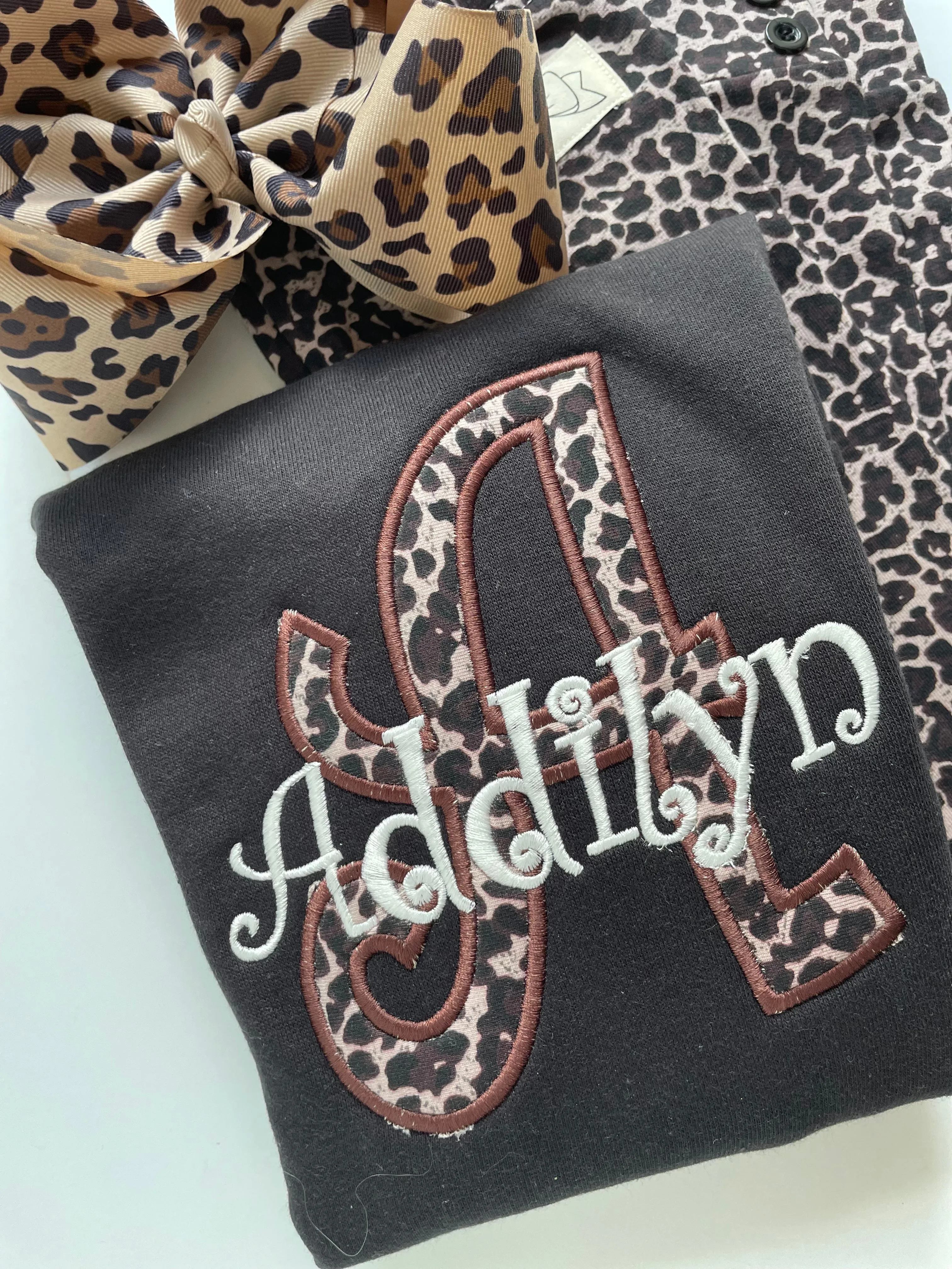 Leopard print Button Leggings - fleece lined and warm