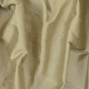 Light Beige Silk Iridescent Shantung Woven Fabric