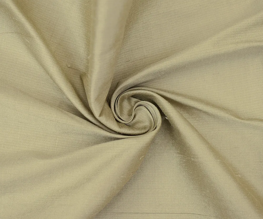 Light Beige Silk Iridescent Shantung Woven Fabric