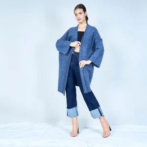 Lightweight open-front knit cardigan wholesale