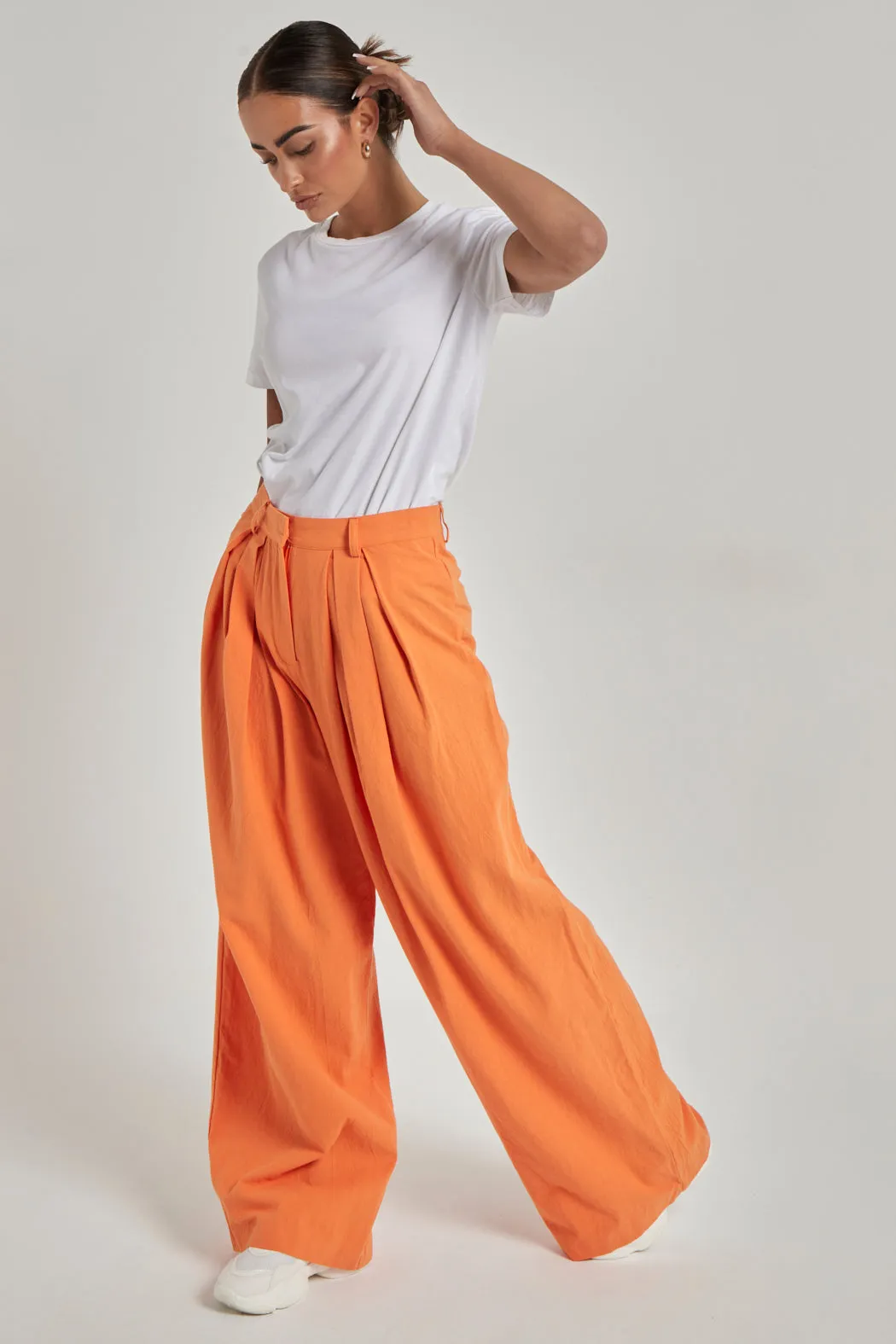 Linen Wide Leg Trouser