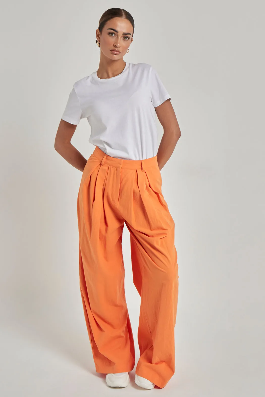 Linen Wide Leg Trouser