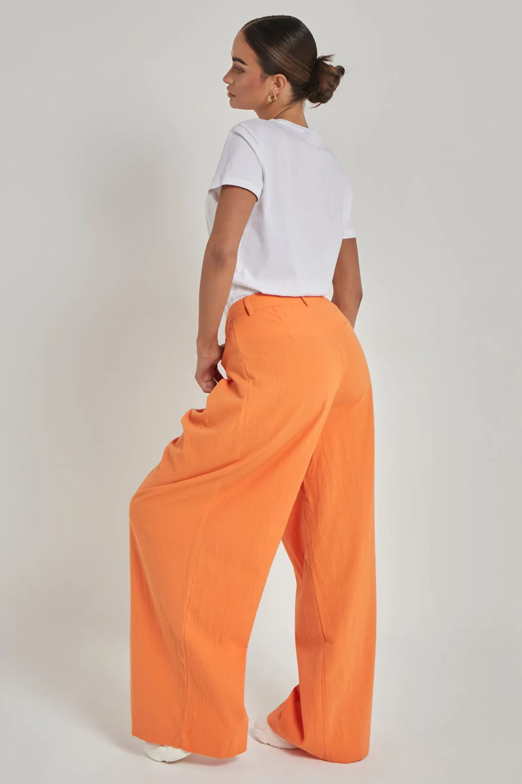 Linen Wide Leg Trouser