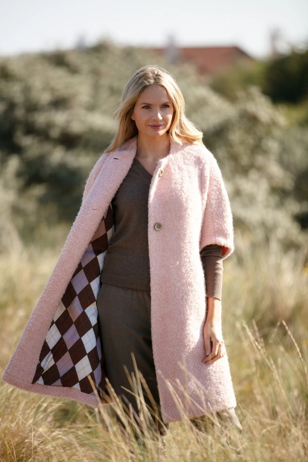 Louisa Wool Boucle Coat