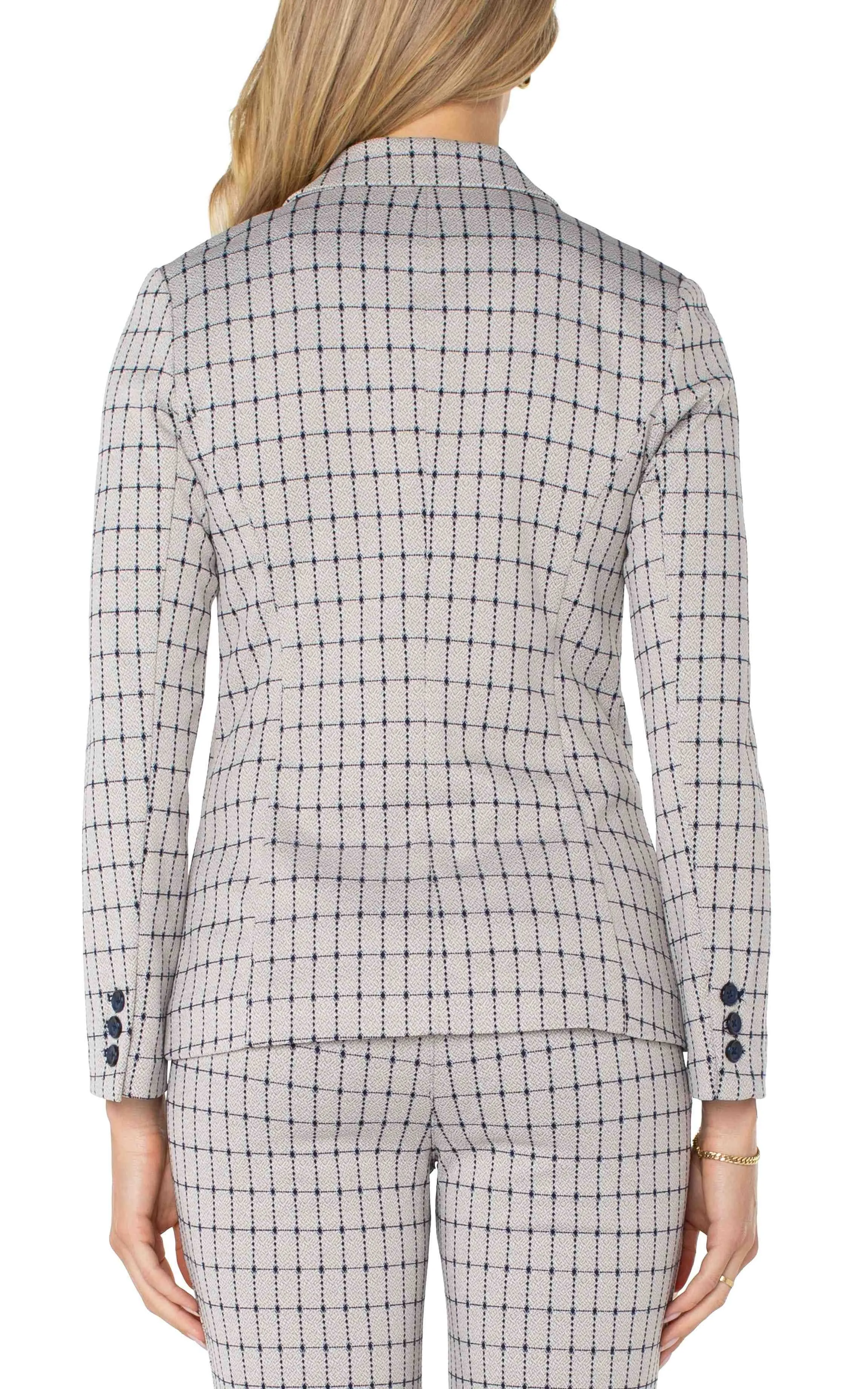LP1601 Faux Double Brested Blazer