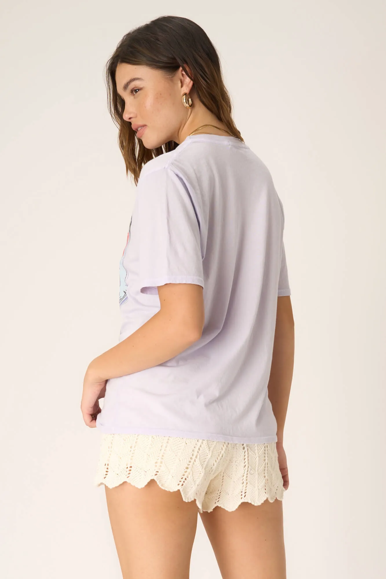 Manhattan Easy Fit Tee - Ice Blue