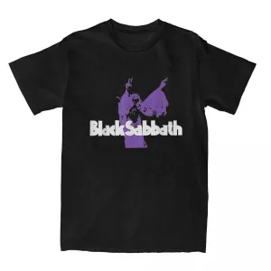 Men Women's Black Sabbaths Free Official Purple Rock Band T Shirt Merch metal music Pure Cotton T-shirt Clothes Vintage Tees