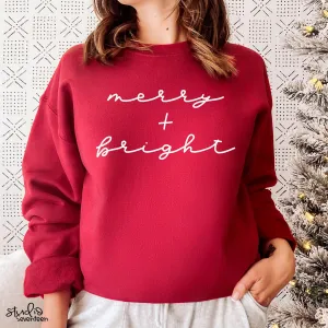 Merry and Bright Crewneck Sweatshirt