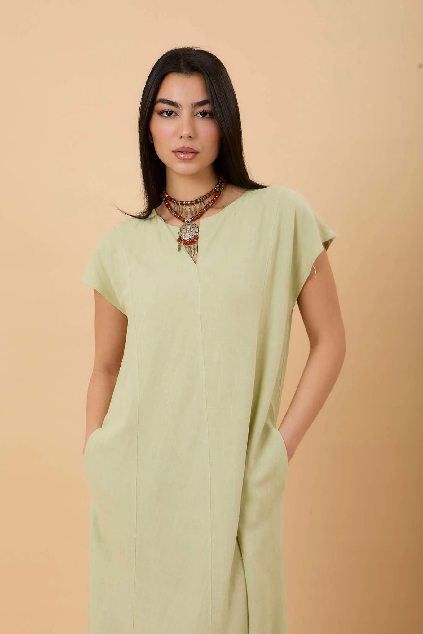 Mint Waves Dress
