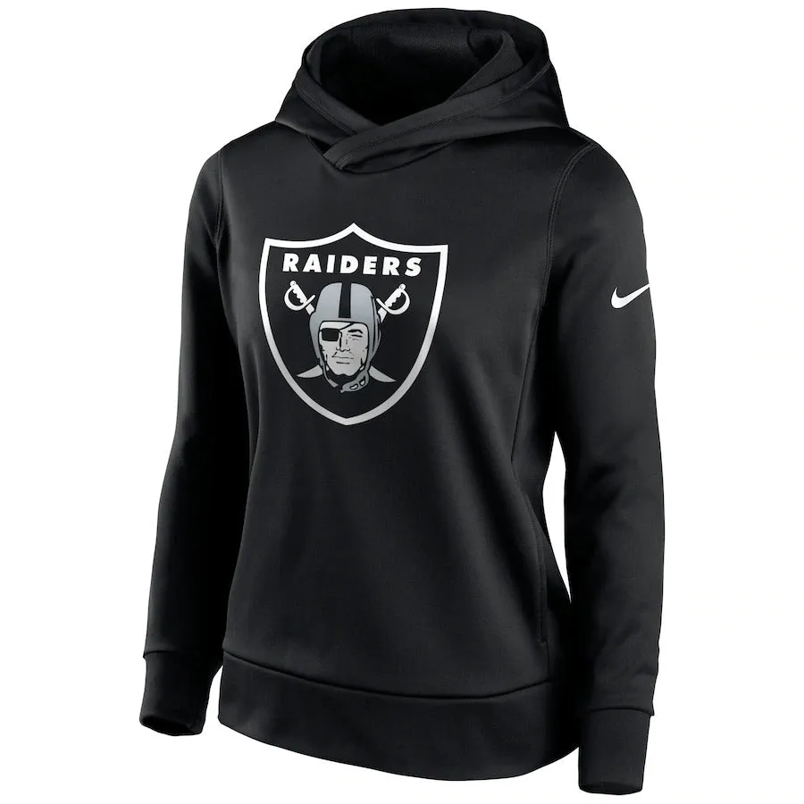 Nike Women's Las Vegas Raiders Black Performance Pullover Hoodie