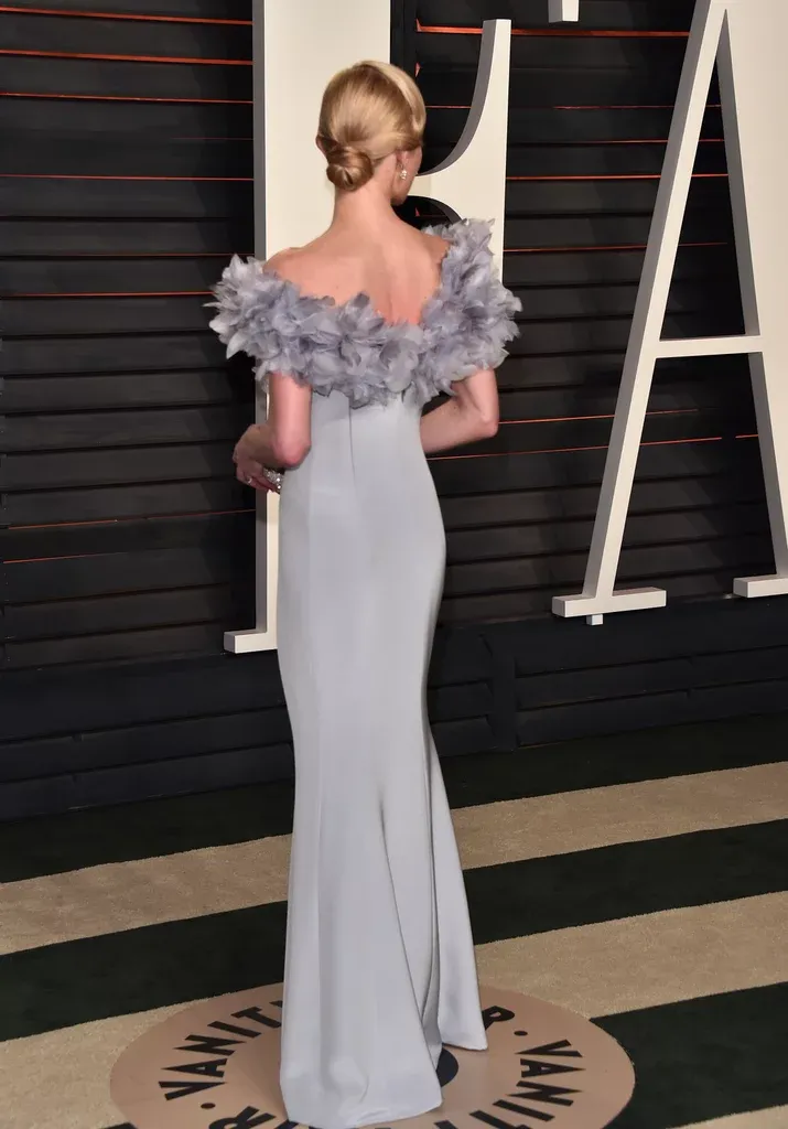 Off Shoulder Light Grey Prom Dresses, Celebrity Dresses, Affordable Evening Dresses