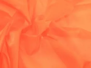 Orange 60"Wide 100% Polyester Soft Light Weight, Sheer Crystal Organza Fabric Sold By The Yard