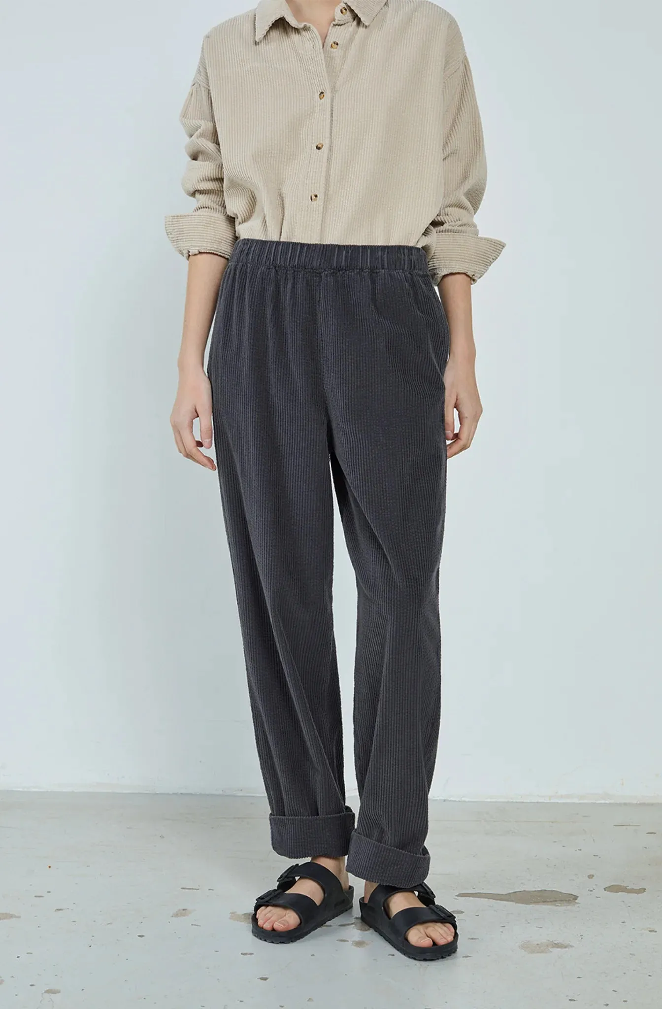 Padow pants - Zinc