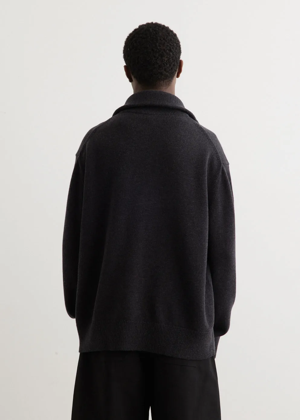 Parke 12G Navel Rib Crew Knit