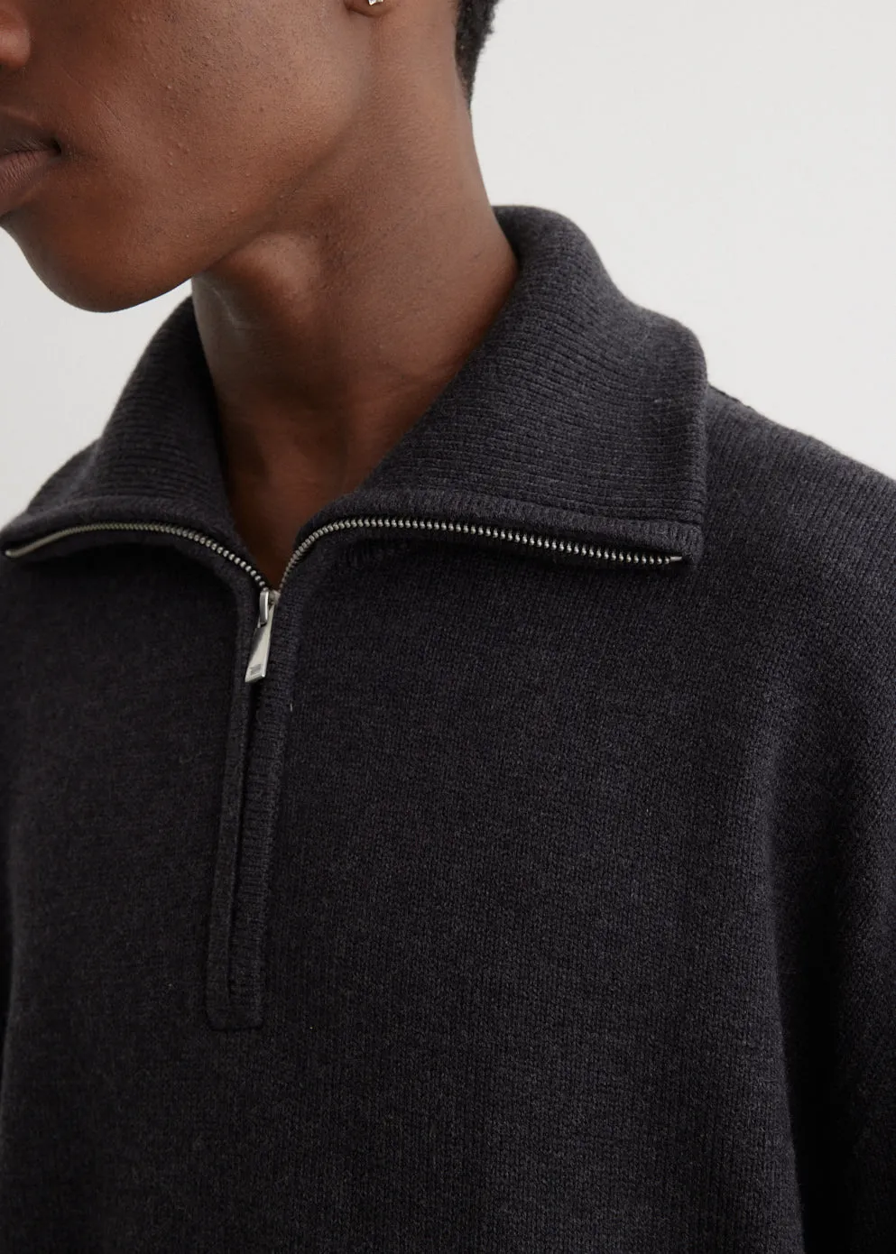 Parke 12G Navel Rib Crew Knit