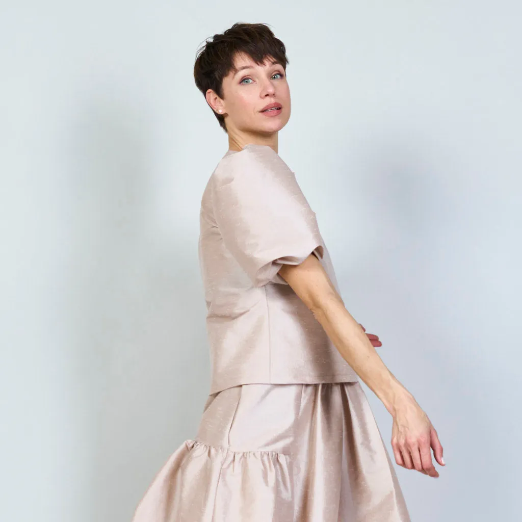 Poplin elegant blouse wholesale